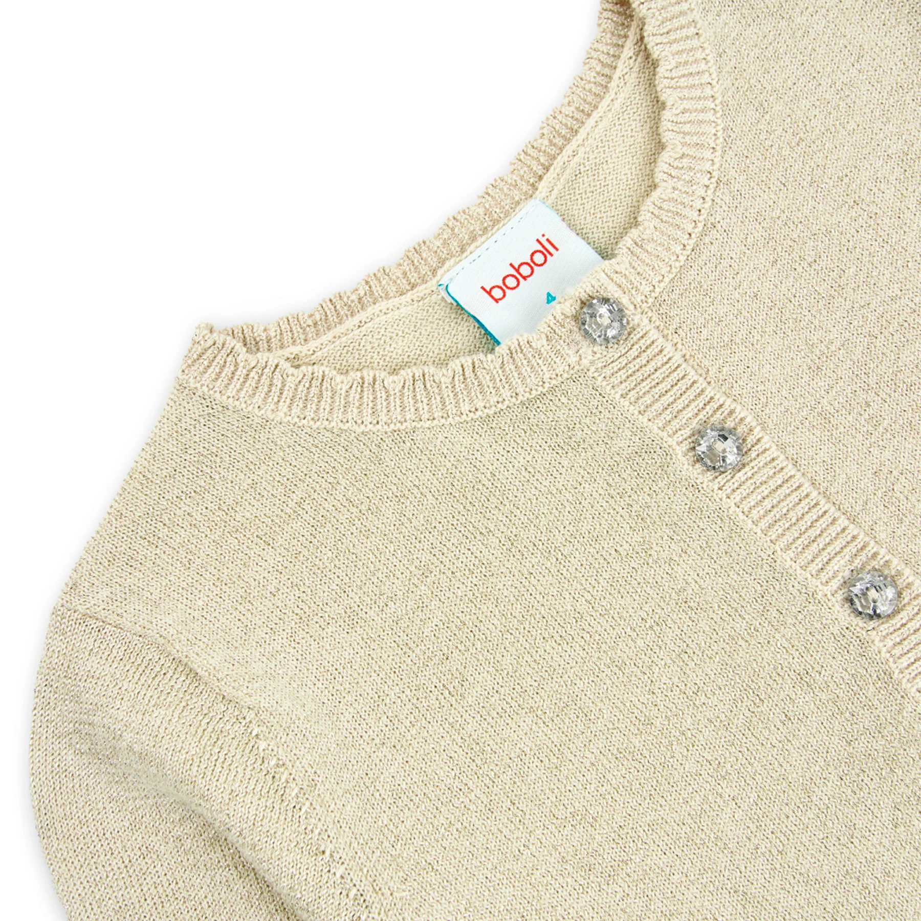 Sweater Tejido Boboli Chic Dorado - Imagen 2