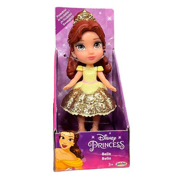 Disney Mini Princesa Bella Vestido Amarillo 7 cm