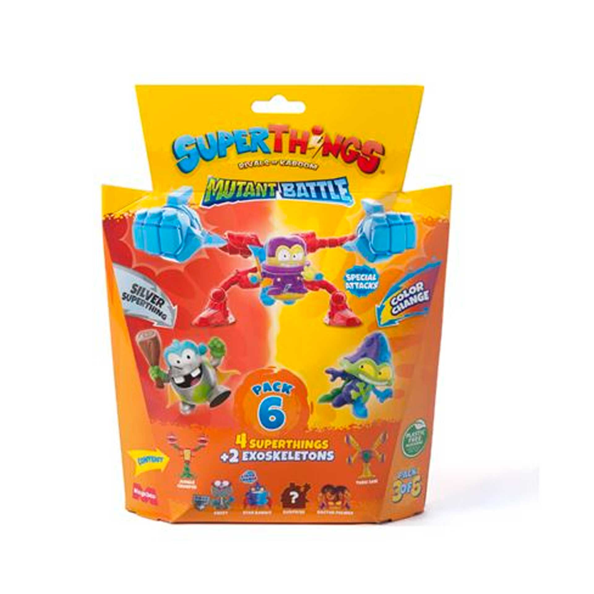 Superthings Mutant Battle Pack 6 Exoskeleton Modelo 3/6