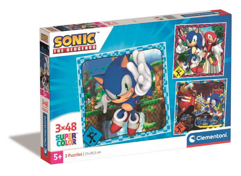Puzzle 3×48 pzas. sonic
