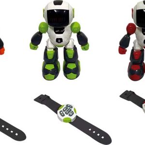 Robot c/reloj r/control surtido