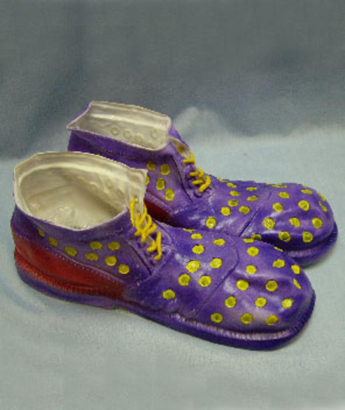 Zapatos latex payaso